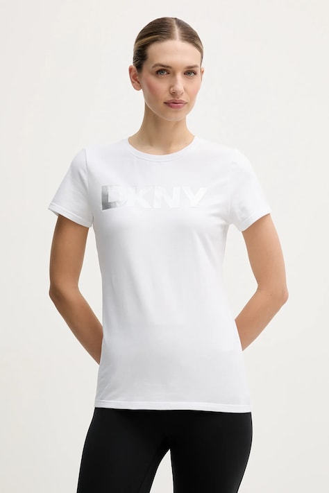 Dkny t-shirt damski kolor biały DP5T9923
