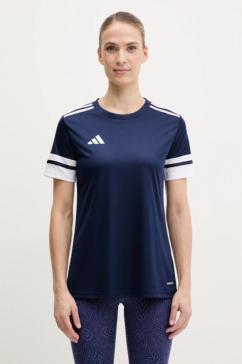 adidas Performance tricou de antrenament Squad 25 culoarea albastru marin, JI9987