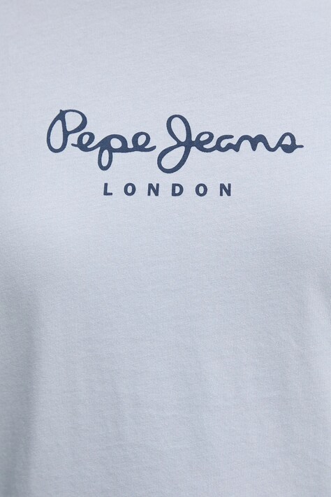 Бавовняна футболка Pepe Jeans MACY — SS25-TSD0TR, блакитний — фото 5