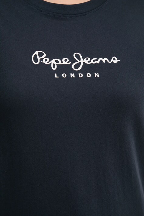 Бавовняна футболка Pepe Jeans MACY — SS25-TSD0TR, темно-синій — фото 5