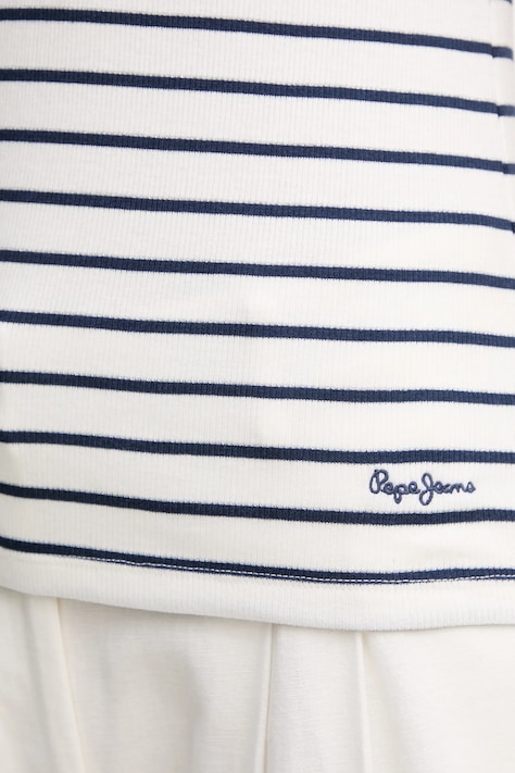 Топ Pepe Jeans VALERY — SS25-TSD0TT, білий — фото 5
