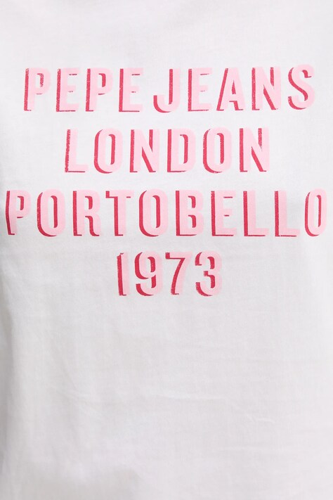 Бавовняна футболка Pepe Jeans RUBY — SS25-TSD0TW, білий — фото 5