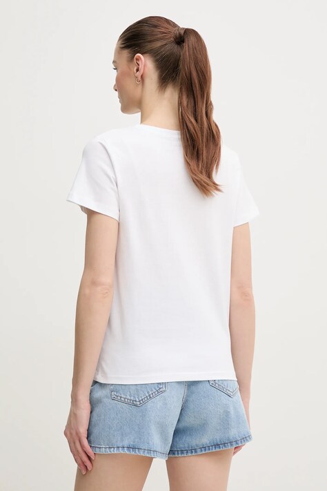 Бавовняна футболка Pepe Jeans VAL — SS25-TSD0U4, білий — фото 2