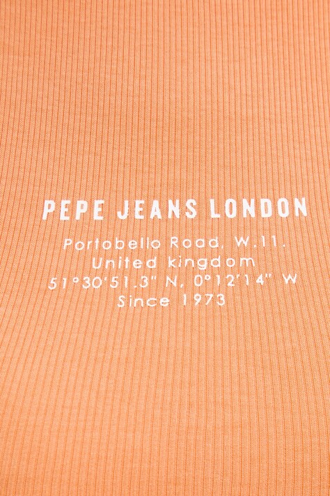 Топ Pepe Jeans VIV — SS25-TSD0U6, помаранчевий — фото 5