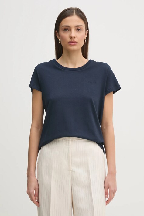 Pepe Jeans tricou de in MEGAN femei, culoarea albastru marin, PL506049