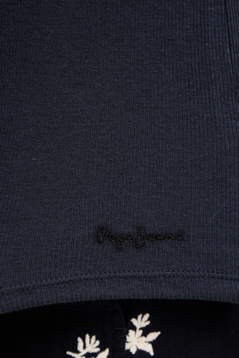 Топ Pepe Jeans MILLIE — SS25-TSD0UF, темно-синій — фото 5