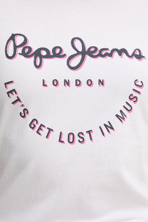 Бавовняна футболка Pepe Jeans RUMER — SS25-TSD0UO, білий — фото 6