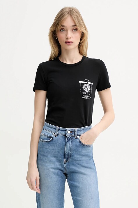 Iceberg t-shirt in cotone donna colore nero F091 6318