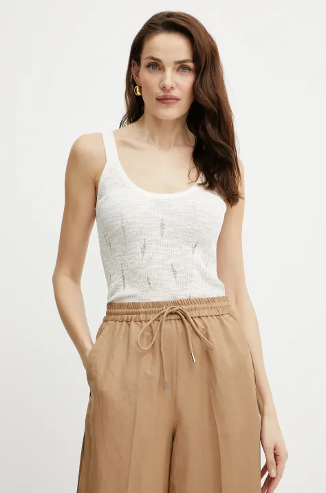 Pinko top kolor beżowy 105143 A2LP