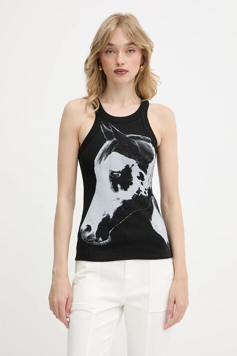 Pinko top REIMAGINE by Patrick Mcdowell culoarea negru, 105247 A2KT