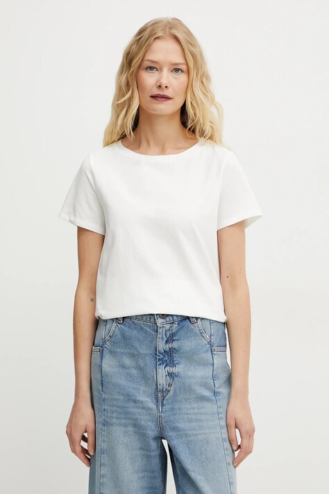 Weekend Max Mara tricou femei, culoarea alb, 2515971022600
