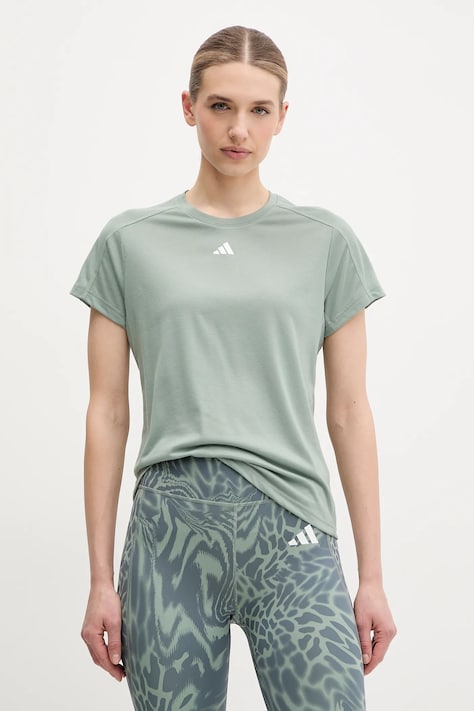 Тренувальна футболка adidas Performance Train Essentials колір зелений JC9531