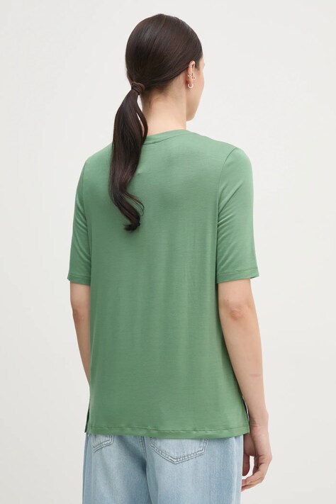 United Colors of Benetton футболка basic жіноча з віскозою — фото 3