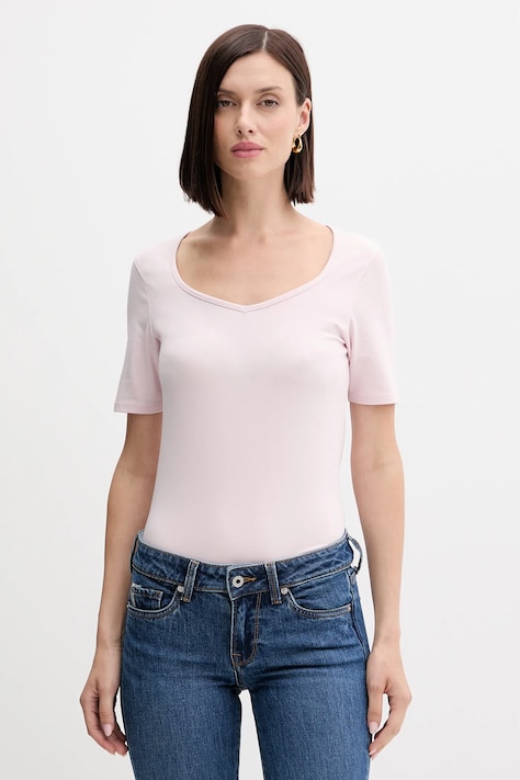 Μπλουζάκι United Colors of Benetton χρώμα: κίτρινο, 3FJHD401P