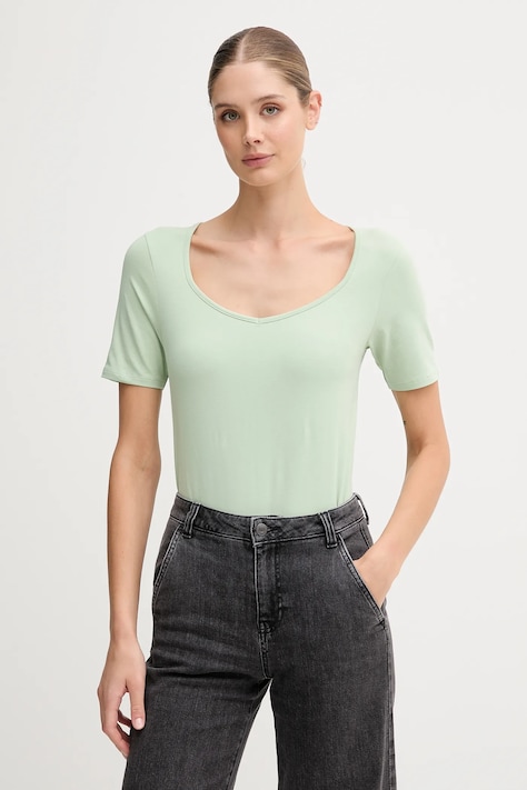 Kratka majica United Colors of Benetton ženska, rumena barva, 3FJHD401P