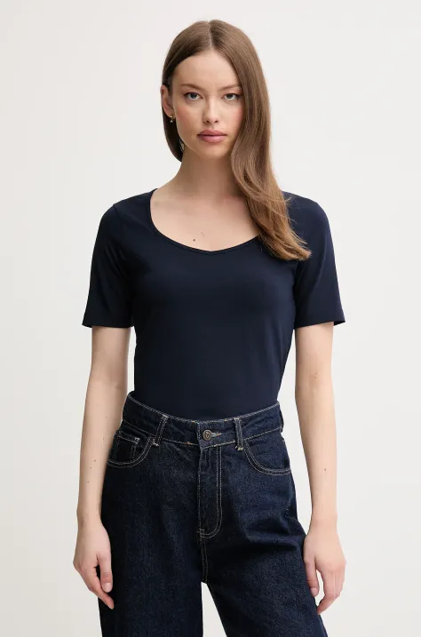 Тениска United Colors of Benetton дамска в тъмносиньо 3FJHD401P