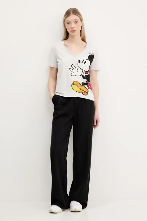 Бавовняна футболка Desigual MICKEY JOKER — фото 2