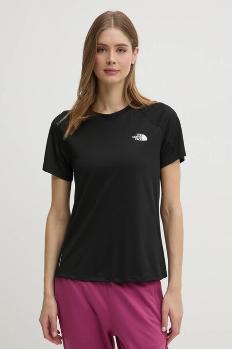 The North Face sportos póló Flex fekete, NF0A8BEWJK31