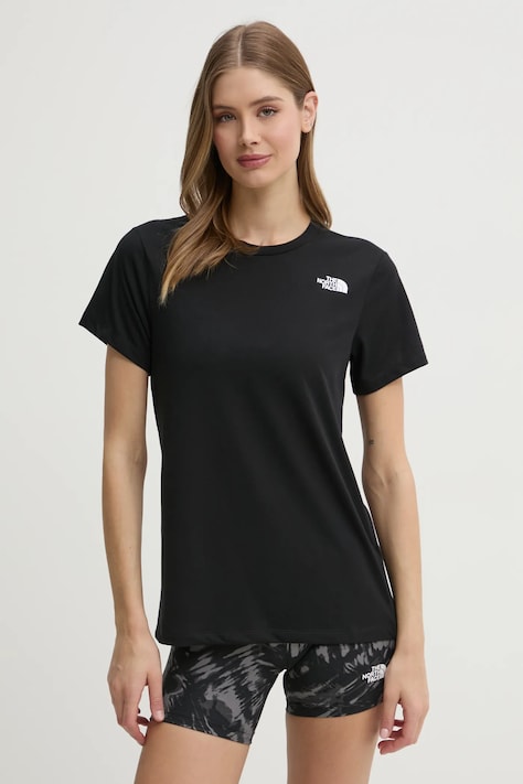 The North Face tricou sport Foundation Half Dome culoarea negru, NF0A8BQZJK31