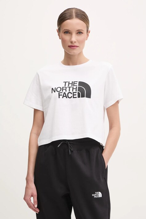 Μπλουζάκι The North Face Easy Relaxed χρώμα: άσπρο, NF0A8A6HFN41