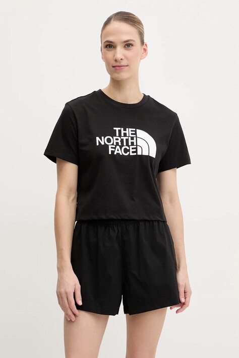 Μπλουζάκι The North Face Easy Relaxed χρώμα: μαύρο, NF0A8A6HJK31