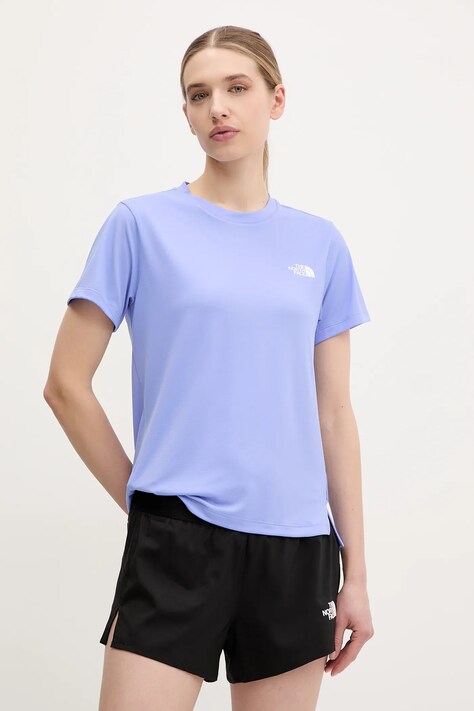 The North Face maglietta sportiva Flex colore violetto NF0A8BQE0YI1