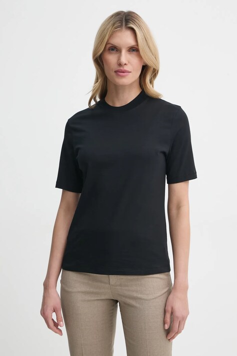 Filippa K tricou din bumbac femei, culoarea negru, 30611