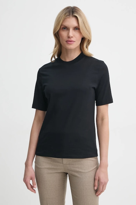 Filippa K tricou din bumbac femei, culoarea negru, 30611