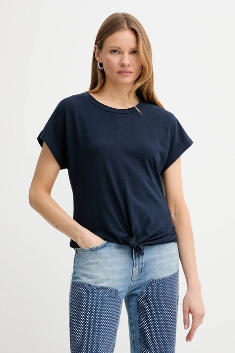 Футболка Liu Jo колір синій TA5109 JS003