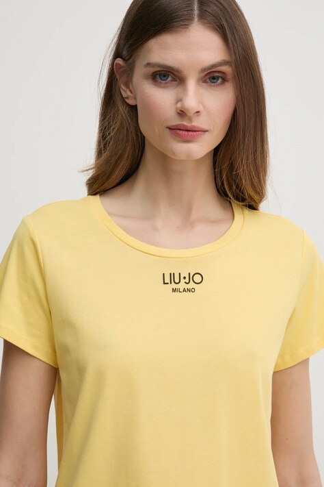 Бавовняна футболка Liu Jo — фото 4