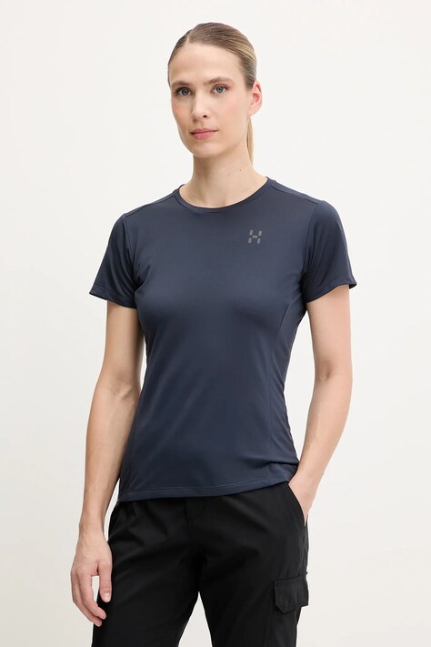 Haglöfs t-shirt sportowy L.I.M damski kolor granatowy 607859