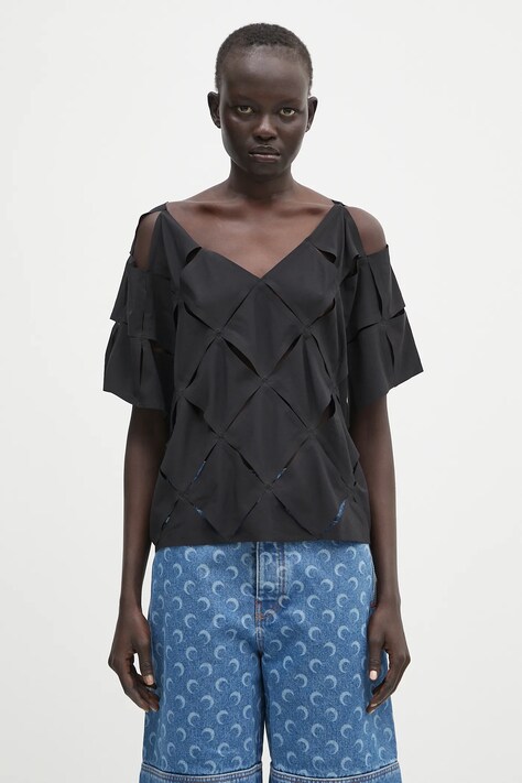 Футболка Y-3 Puzzle Top колір чорний JD1476