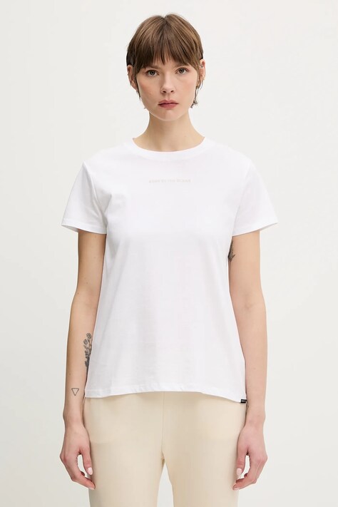 Хлопковая футболка Didriksons INGARÖ цвет белый 505542