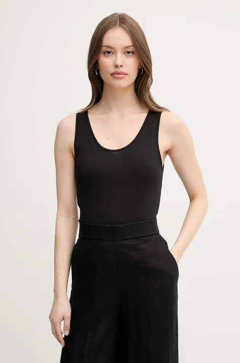 Топ United Colors of Benetton в черно 3OVL1H00C