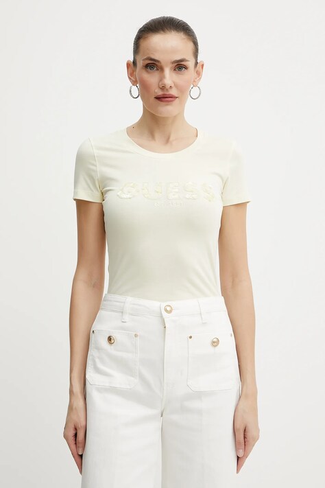 Футболка Guess цвет жёлтый W5GI17 J1314
