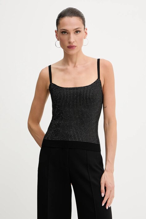 Guess top KHLOE culoarea negru, W5GR47 Z3MN2