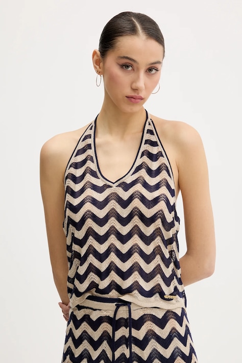 Superdry top colore blu navy W6012004A-F4Y