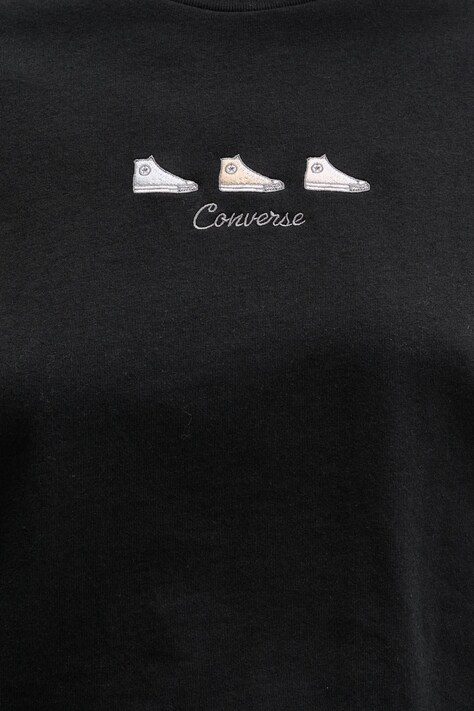 Бавовняна футболка Converse — фото 5