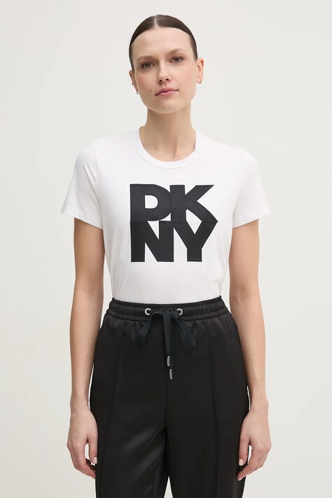 Футболка Dkny жіноча колір білий P5AHSWNA