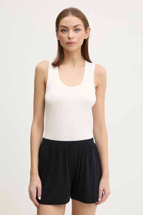 Emporio Armani Underwear top femei, culoarea bej, EW000407 AF10889
