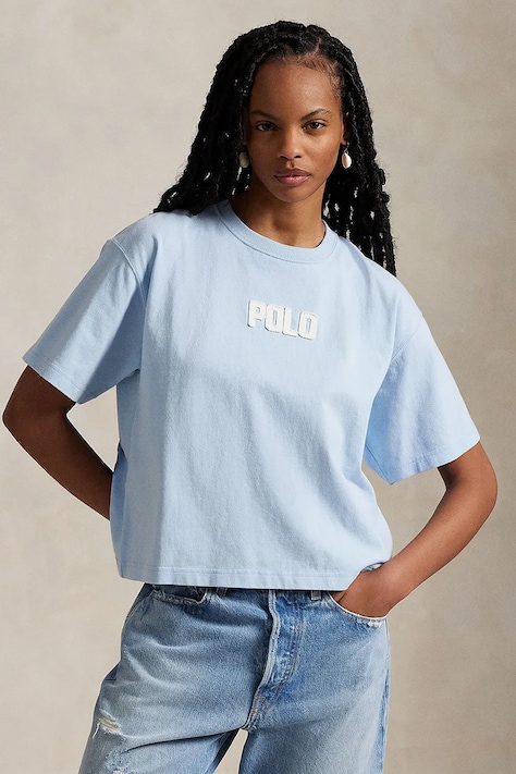 Хлопковая футболка Polo Ralph Lauren 211965119