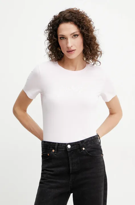Тениска Guess в розово O5GI02 KBBU1