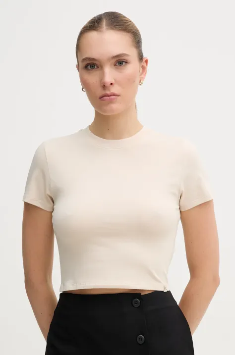 Calvin Klein Jeans t-shirt donna colore beige J20J225237