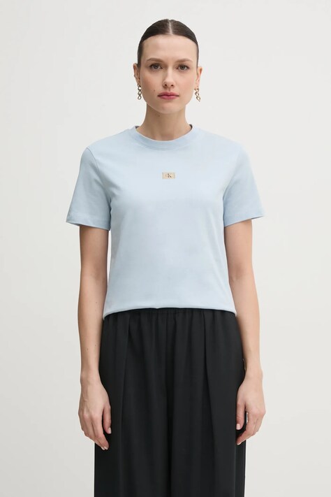 Calvin Klein Jeans tricou din bumbac femei, J20J225243