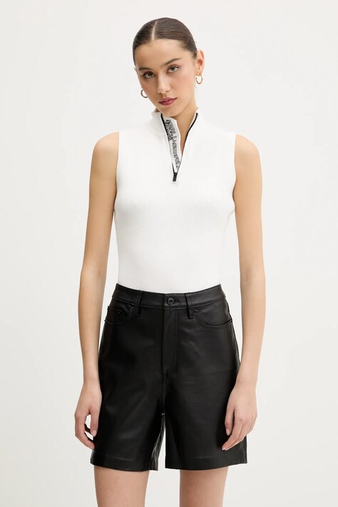 Karl Lagerfeld Jeans top culoarea alb, A2W18001