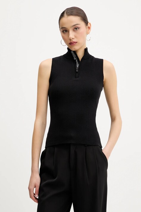 Karl Lagerfeld Jeans top culoarea negru, A2W18001