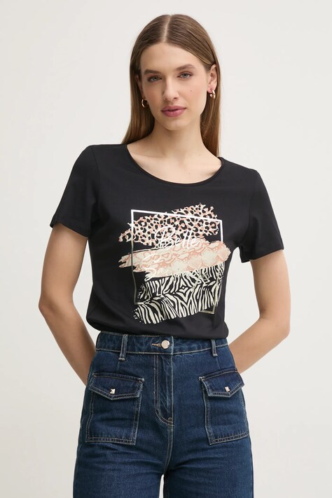 Тениска Morgan DSAFA в черно DSAFA