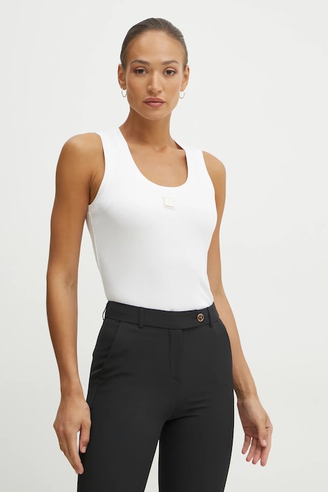 Fracomina top femei, culoarea bej, FP25ST2001J40101