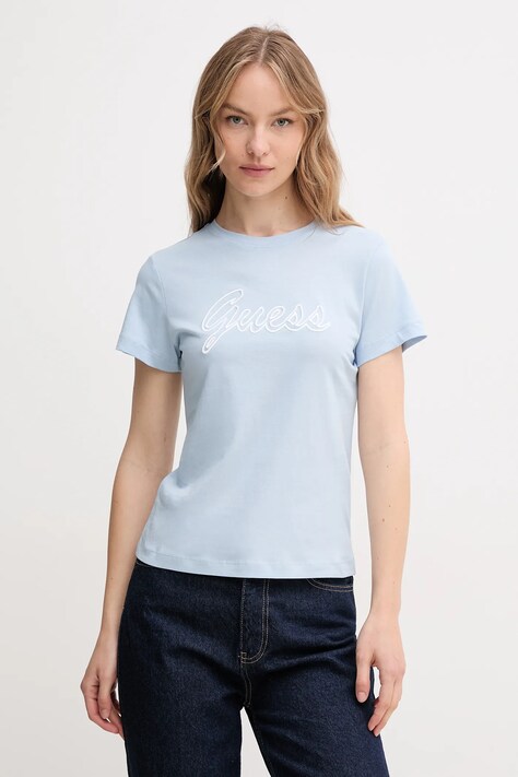 Guess tricou din bumbac femei, V5GI02 K9RM1