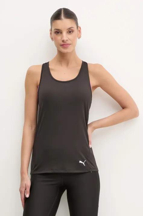 Puma top treningowy Train All Day Essentials kolor czarny 525887